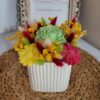 Mini candle flower box