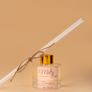 Αρωματικό χώρου Reed Diffuser 100 ml σε γυάλινο στρογγυλό μπουκάλι