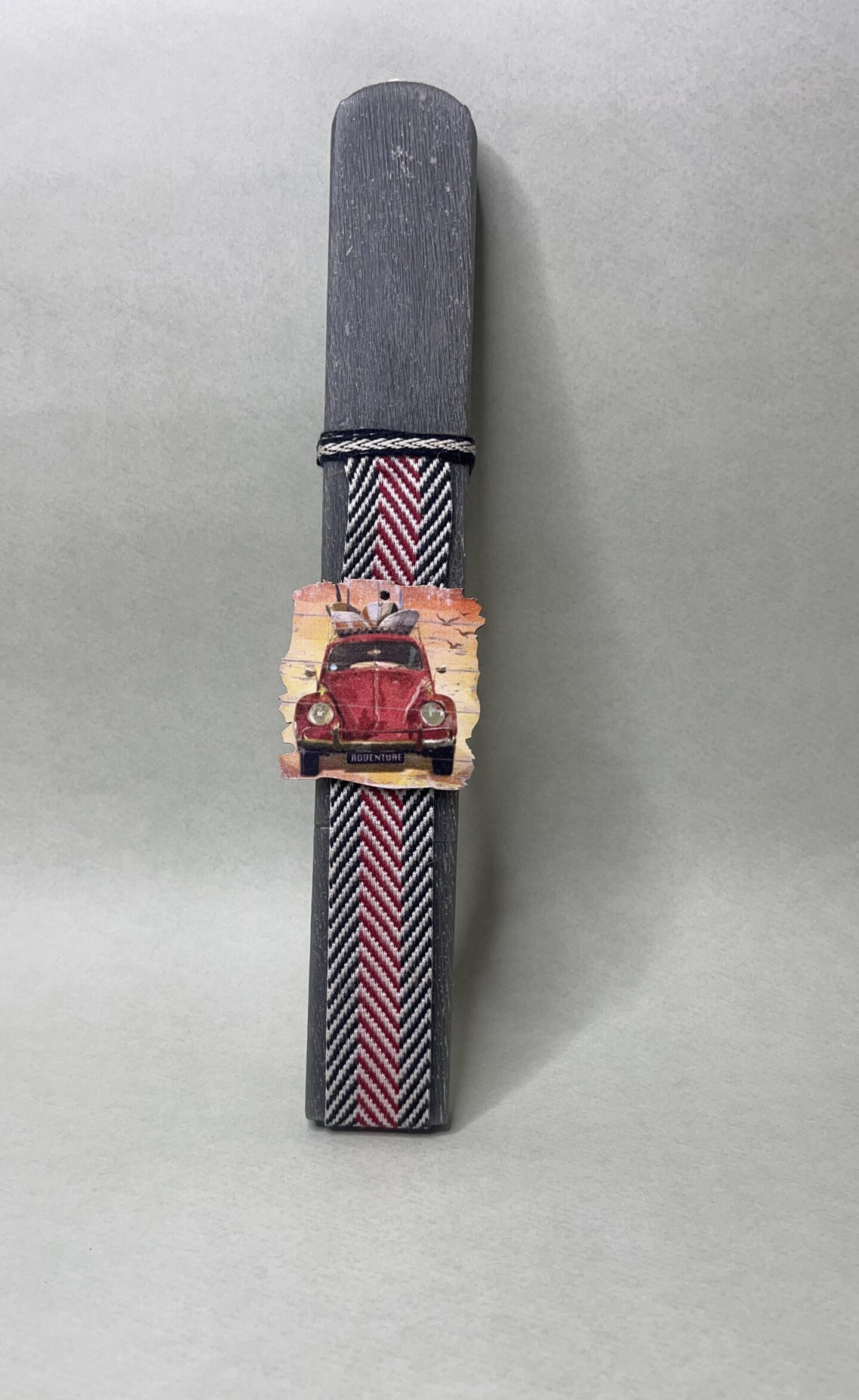 Λαμπάδα 'Vintage' με Ξύλινο Στοιχείο Σκαραβαίο Αυτοκίνητο