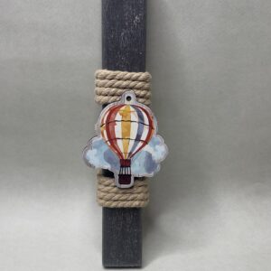 Λαμπάδα με Ξύλινο Στοιχείο Αερόστατο